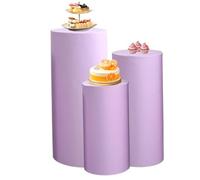 Kalastussaari Coperture per cilindri, 3pcs Cover di Supporto per Lo sbiadimento Elastico, Decorazioni per Feste Minimalista (nessun Cilindro)/stile1