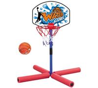 Kalastussaari Giocattoli in Piscina in plastica, Cerchio di Pallacanestro Galleggiante con Palla con Palla e Pompa, Gioco d'Acqua interattivo per Bambini di età Compresa tra 4 e 8 Anni, 8-12 Adulti