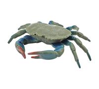 Kalastussaari Giocattolo di granchio, arredamento di granchio in plastica realistica, giocattolo di apprendimento educativo per bambini 3+, decorazione desktop/3, 7x3, 2 pollici