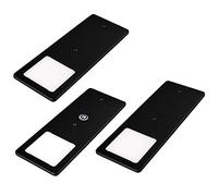 kalb | Faretto LED da incasso nero 5 W - molto piatto da cucina con funzione touch dimmer faretto da incasso faretto da incasso - Set da 3 pezzi bianco neutro