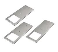 kalb | LED luci sottopensile argento 5W- luce da cucina molto piatta, selezione:Set di 3 bianco caldo