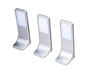 kalb Material für Möbel Lampade sottopensili a LED Lampade da cucina Pannello Lampada sottopensile Cucina, selezione: SET da 3 pezzi, colore della luce: bianco caldo