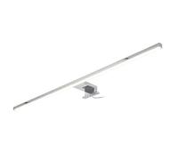 kalb Running Light - Lampada da bagno a LED, 100 cm, IP44, con effetto flusso, 230 V, per parete o armadietto a specchio, nero/cromato, 3000 K/4000 K (cromo, bianco neutro)