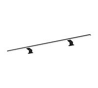kalb | Spectraline LED luce da bagno 120cm IP44 luce a specchio 18W adatta per ambienti umidi 230V collegabile direttamente Montaggio 3 in 1 (Nero - Bianco neutro)