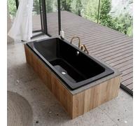 Kaldewei CAYONO DUO Mod. 724, Baignoires rectangulaires, 170x75cm, 272400013701, 272400013701, Colorazione: Nero con effetto perla