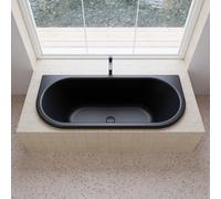 KALDEWEI CENTRO DUO 2 vasca da bagno a parete, 283500010676, 135 CENTRO DUO 2 nero opaco [Vasche da Bagno > Vasche da Bagno a Parete]