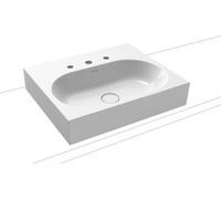 KALDEWEI CENTRO Lavabo à poser 3057 600x500x120 mm, 903006033001, 903006033001, Versione: con 3 fori per rubinetto