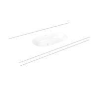 Kaldewei Centro lavabo 61x38 cm ovale sottopiano bianco lucida 903206003001