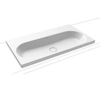 KALDEWEI CENTRO Lavabo à poser 3056 900x500x40 mm, 902906003001, 902906003001, Versione: Senza foro per rubinetto