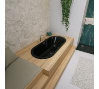 KALDEWEI CLASSIC DUO OVAL vasca da bagno ovale, 291200010701, 111 CLASSIC DUO OVAL nero [Vasche da Bagno > Vasche da Bagno Ovali]