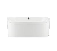 KALDEWEI CLASSIC DUO Oval, baignoire en pose libre 113-7, 170x75x42 cm, avec tablier Couleur extérieure blanc alpin, 291449230701, 291449230701, Colorazione: Nero