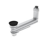 KALDEWEI Clou set scarico con funzione di troppopieno, 905300000676, 3900 Clou nero opaco [Rubinetteria Bagno > Sistemi di Scarico]