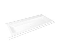 Kaldewei CONO lavabo à encastrer 3082, 1200x500x14 mm, 901806013001, 901806013001, Versione: con 1 foro per rubinetto
