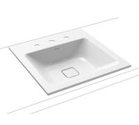 KALDEWEI CONO lavabo da incasso, 908206033001, 3075 CONO bianco [Ceramica da Bagno > Lavabi]