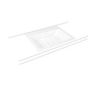 KALDEWEI CONO lavabo à encastrer 3080, 600x500x14 mm, 901606013001, 901606013001, Versione: con 1 foro per rubinetto