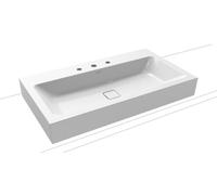 Kaldewei Cono lavabo 90x50 cm rettangolare da appoggio bianco 902206033001