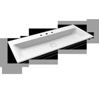 Kaldewei CONO lavabo à encastrer 3082, 1200x500x14 mm, 901806033001, 901806033001, Versione: con 3 fori per rubinetto