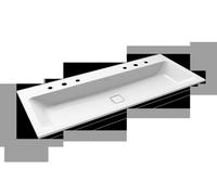 Kaldewei CONO lavabo à encastrer 3082, 1200x500x14 mm, 901806053001, 901806053001, Versione: con 2x 3 fori per rubinetto