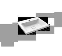 Kaldewei Cono Lavabo da appoggio 3083 600x500x500x40 mm, Versione: con 1 foro per rubinetto