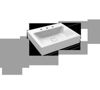 Kaldewei CONO Lavabo à poser CONO 3085 600x500x120 mm, 902106033001, 902106033001, Versione: con 3 fori per rubinetto