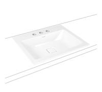 KALDEWEI CONO lavabo da incasso, 901606033711, 3080 CONO bianco opaco [Lavabi > Lavabi da Incasso]