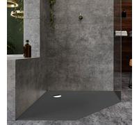 KALDEWEI CORNEZZA piatto doccia pentagonale, 459000010676, 670-1 CORNEZZA nero opaco [Piatti Doccia > Piatti Doccia Pentagonali]