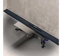 KALDEWEI FLOW canalina doccia, per installazione standard DN 50, 940100010676+687744800000, FLOW; FLOWLINE ZERO nero opaco [Canaline Doccia e Scarichi Bagno > Canaline Doccia]