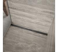 Kaldewei FLOWLINE ZERO 2400, Caniveaux de douche, longueur 90cm, 940000010932, 940000010932, Colorazione: Grafite spazzolata