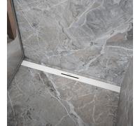 Kaldewei FLOWLINE ZERO 2401, Caniveaux de douche, longueur 120cm, 940100010711, 940100010711, Colorazione: Bianco alpino Opaco