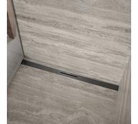 Kaldewei FLOWLINE ZERO 2401, Caniveaux de douche, longueur 120cm, 940100010932, 940100010932, Colorazione: Grafite spazzolata