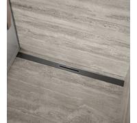 Kaldewei FLOWLINE ZERO 2402, Caniveaux de douche, longueur 150cm, 940200010932, 940200010932, Colorazione: Grafite spazzolata