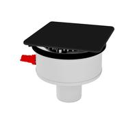 KALDEWEI KA 120 set scarico CONOFLAT completo, per installazione in verticale, 687772520000+687772572676, CONOFLAT KA 120; CONOFLAT nero opaco [Rubinetteria Bagno > Sistemi di Scarico]