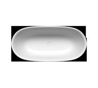 Kaldewei MEISTERSTÜCK OYO DUO Mod. 1050-4035, Baignoire en pose libre, 1630x770mm, sans trop-plein, 205043541001, 205043541001, Colorazione: Bianco alpino con Invisible Grip