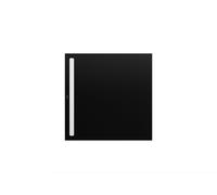 Piastrella per doccia Kaldewei Nexsys, a filo pavimento, 90x90 cm, 41124630, Colorazione: Nero opaco 100 con Secure Plus