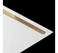 Kaldewei Nexsys, pannello di design, per piano doccia con lunghezza 120cm, 68777128, Colorazione: oro lucido