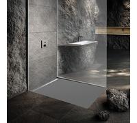 KALDEWEI NEXSYS piatto doccia rettangolare, super piatto, set completo, 410946300674, 2611 NEXSYS warm grey 85 [Piatti Doccia > Piatti Doccia Rettangolari]