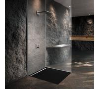 KALDEWEI NEXSYS piatto doccia rettangolare, super piatto, set completo, 411246300667, 2612 NEXSYS cool grey 90 [Piatti Doccia > Piatti Doccia Rettangolari]