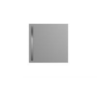 Kaldewei NEXSYS Receveur de douche, de plain-pied, 80x80 cm, 410846302663, 410846302663, Colorazione: Cool Grey 30 con Secure Plus