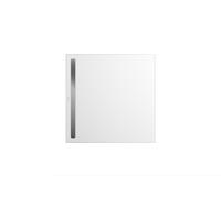 Piastrella per doccia Kaldewei Nexsys, a filo pavimento, 80x80 cm, 41084630, Colorazione: Bianco alpino opaco con SECURE PLUS