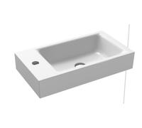Kaldewei Puro lavabo 55x30 cm rettangolare a parete bianco 901206393001
