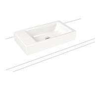 Kaldewei Puro lavabo 55x30 cm rettangolare da appoggio bianco lucida 906906013001