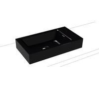 Kaldewei Puro lavabo 55x30 cm rettangolare da appoggio nero 906906013701