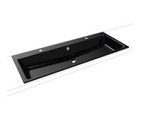 KALDEWEI PURO lavabo doppio, 907106043701, 3169-D PURO nero [Lavabi > Lavabi Doppi]