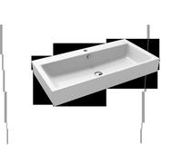Kaldewei Puro lavabo a parete 3165 900x460x120 mm, Versione: con 1 foro per rubinetto