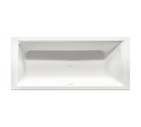 KALDEWEI PURO NEXT COMBI Baignoires rectangulaires avec zone de douche à gauche, Modèle 1435, 170x80cm, 143523001001, 143523001001, Colorazione: Bianco alpino con Invisible Grip
