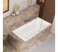 KALDEWEI PURO NEXT COMBI vasca da bagno con zona doccia, 143623000711, PURO NEXT COMBI bianco opaco [Vasche da Bagno > Vasche da Bagno con Zona Doccia]
