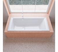 KALDEWEI PURO & PURO STAR vasca da bagno rettangolare con troppopieno laterale, da incasso, 259200011001, 692 PURO bianco [Vasche da Bagno > Vasche da Bagno Rettangolari]