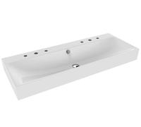 Kaldewei Silenio lavabo 120x46 cm rettangolare a parete bianco 904506053001