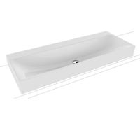 KALDEWEI SILENIO Lavabo à poser SILENIO 3049 1200x460x120 mm, 906406313001, 906406313001, Versione: senza foro per rubinetto senza troppopieno
