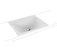 KALDEWEI SILENIO lavabo da incasso, 907706273001, 3037 SILENIO bianco [Ceramiche da Bagno > Lavabi]